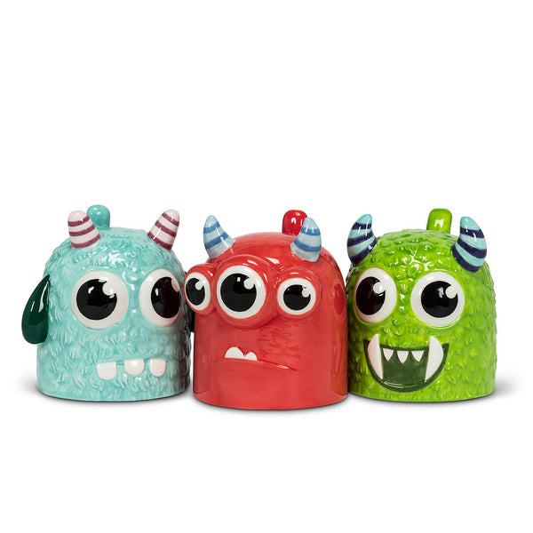 Upside Down Monster Mug - Blue