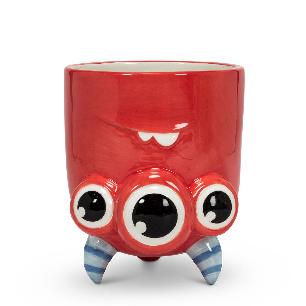 Upside Down Monster Mug - Red
