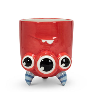 Upside Down Monster Mug - Red