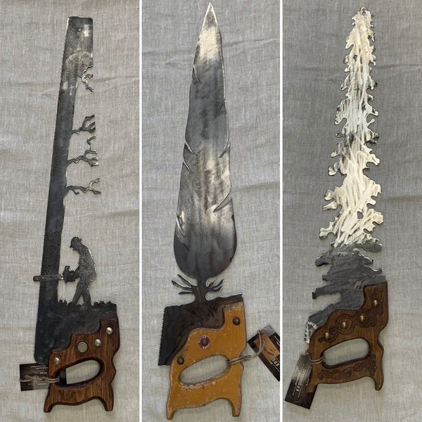 KPGI Vintage Hand-Cut Decor Saw