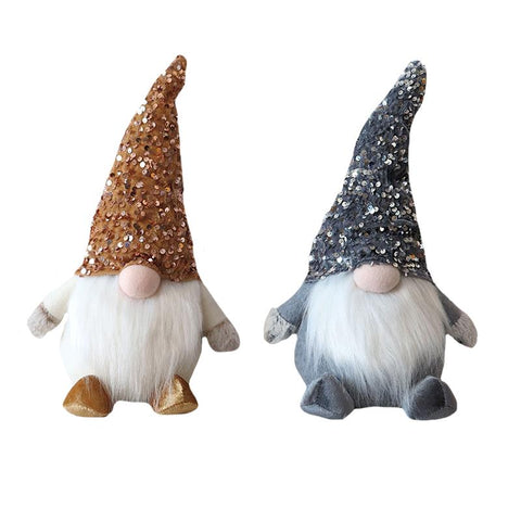Glitter/Beaded Gnomes - 2 Styles