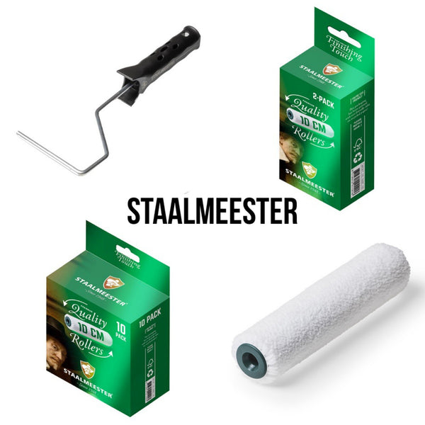 Staalmeester® Micro Felt Mini Roller 10 CM