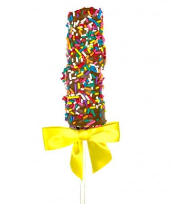 Milk Chocolate Dipped Marshmallow Stick Pop
