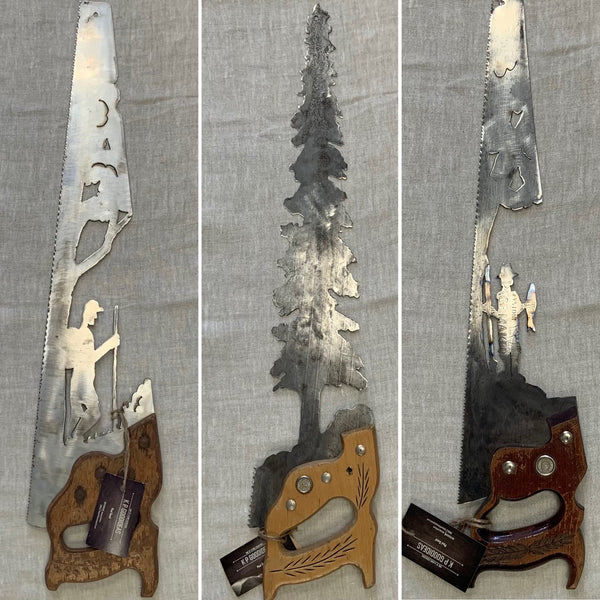 KPGI Vintage Hand-Cut Decor Saw