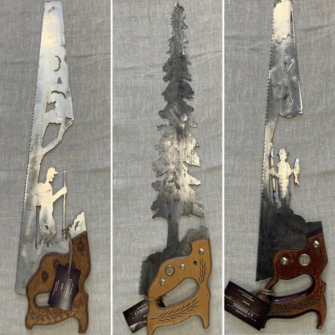 KPGI Vintage Hand-Cut Decor Saw