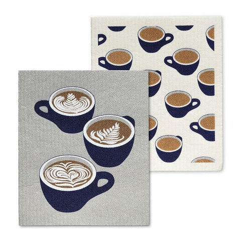 Coffee Cup Dishcloths - Sold Individually