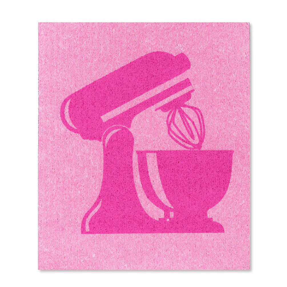 Pink Mixer Swedish Dish Cloth
