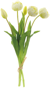 16.5″ Tulip Bouquet White