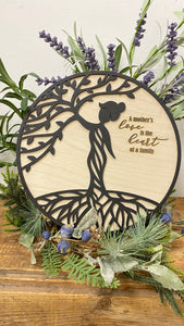 Mothers Tree 10" Round - Upto 4 Children