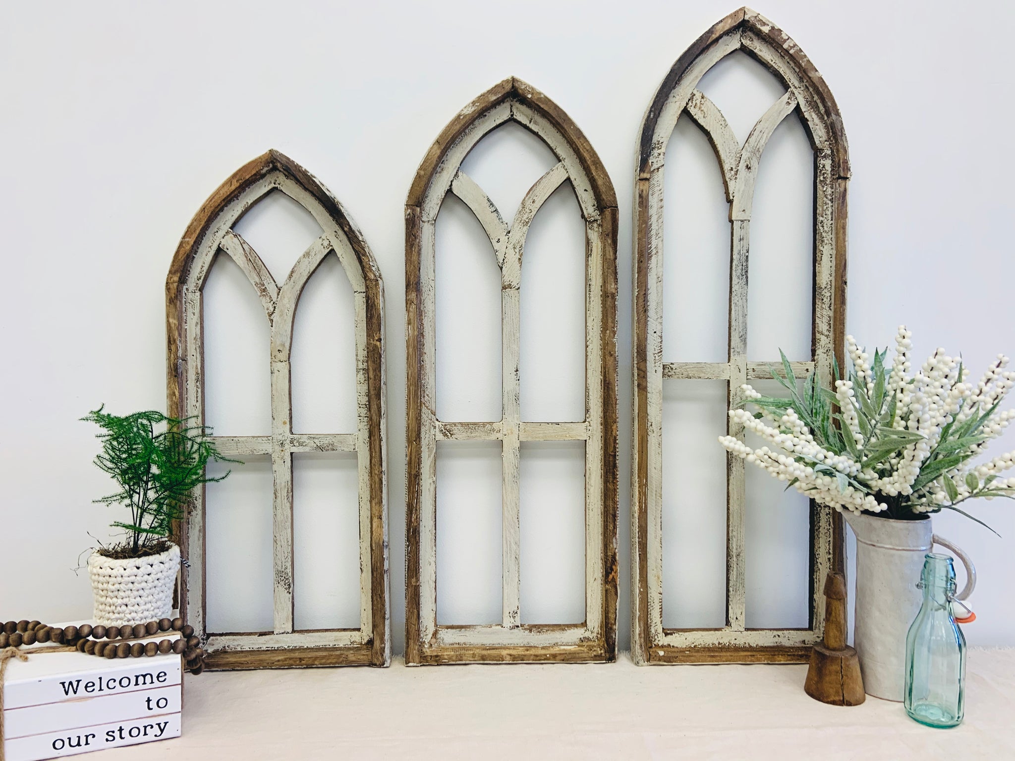 Skinny Arch Window Frame - 3 Sizes