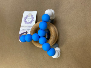 LNF - Silicone Chew Toy w/Wooden Rings