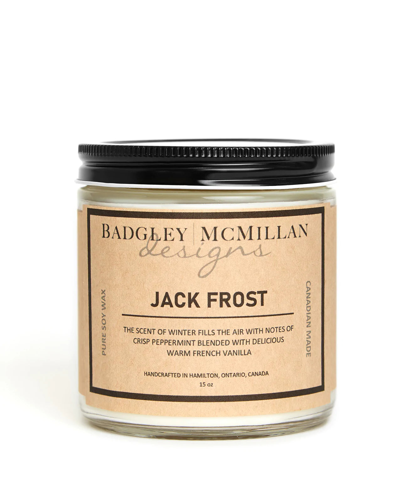 Jack Frost Soy Wax Candle - 2 Sizes