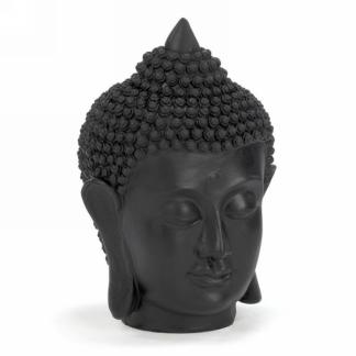 Buddha Head in Black