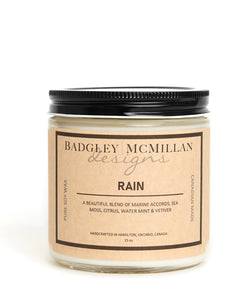 Rain Soy Wax Candle - 2 Sizes