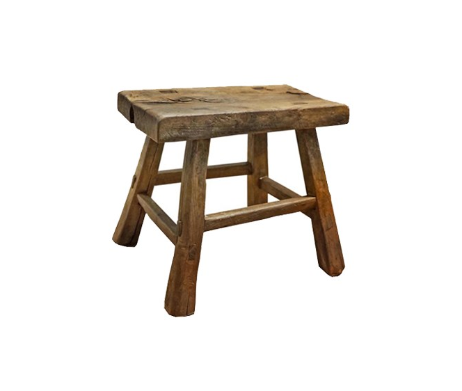Rectangular Antique Stool - 3 Sizes