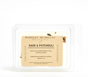 Sage & Patchouli 3 oz Soy Wax Melt