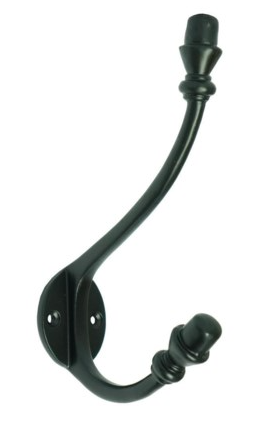 Skinny Double Hook Black