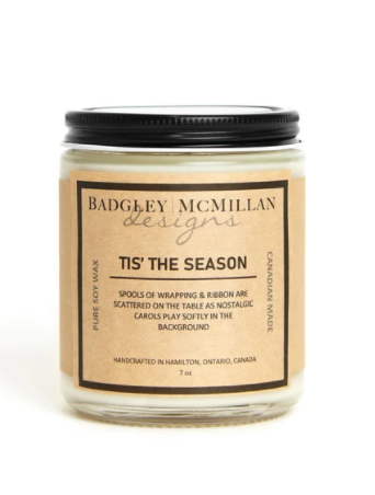 Tis' The Season Soy Wax Candle - 2 Sizes
