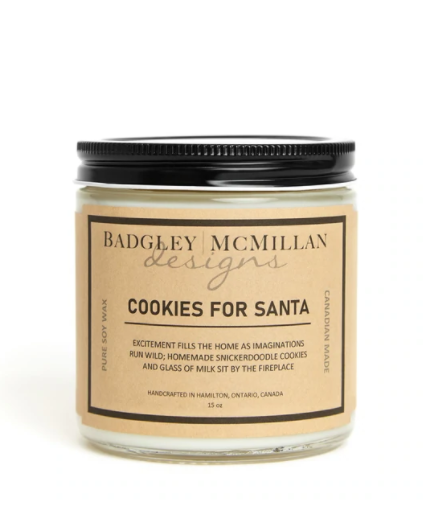 Cookies For Santa Soy Wax Candle - 2 Sizes