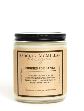 Cookies For Santa Soy Wax Candle - 2 Sizes