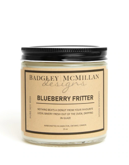 Blueberry Fritter Soy Jar Candle - 2 Sizes