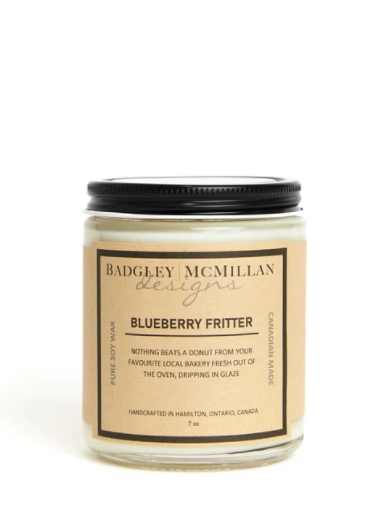 Blueberry Fritter Soy Jar Candle - 2 Sizes
