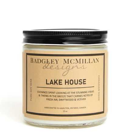 Lake House Soy Wax Candle - 2 Sizes