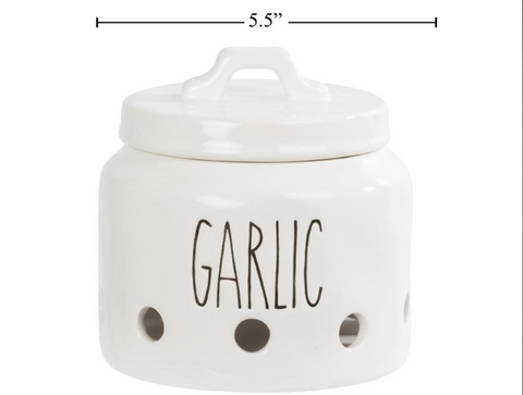 Garlic Ceramic Canister , Garlic