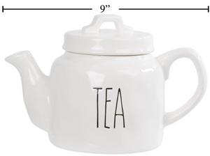 TEA Teapot Ceramic, Farmhouse 32.6OZ