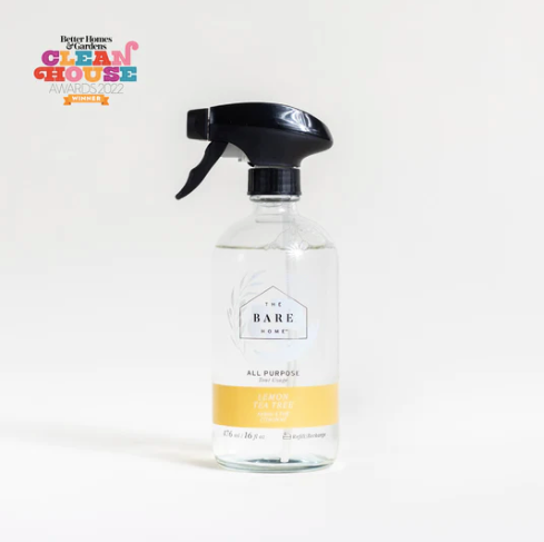 ALL PURPOSE CLEANER IN GLASS BOTTLE LEMON TEA TREE