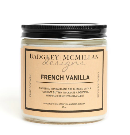 French Vanilla Soy Jar Candle - 2 Sizes