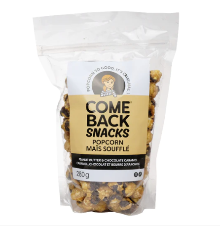 Peanut Butter & Chocolate Caramel Popcorn - 280g