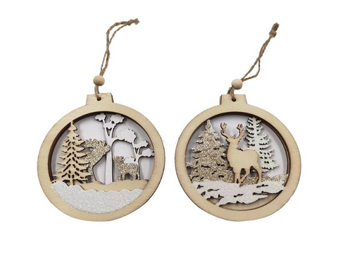Wooden Layered Ornament - 2 Options