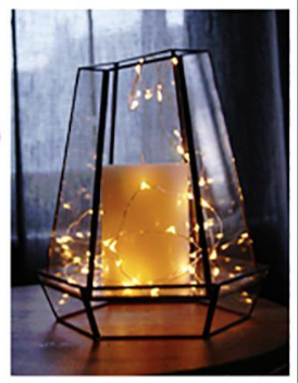LED Starry String Lights, w/Timer, Submersible, Warm White