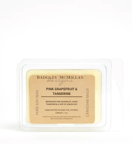 Pink Grapefruit & Tangerine 3 oz Soy Wax Melt