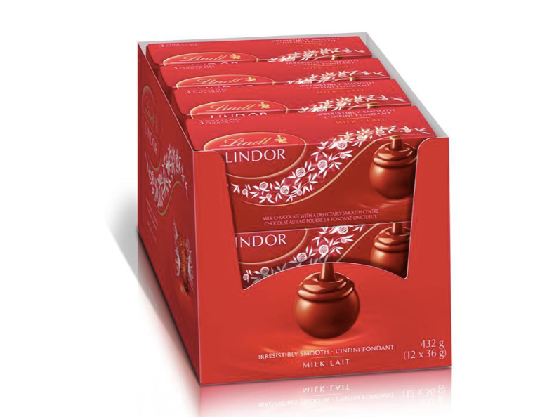 LINDOR SINGLES 3PK MILK CHOCOLATE