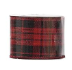 Wired Tartan Ribbon, 2.5"x3YRDS - 5 Styles