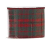 Wired Tartan Ribbon, 2.5"x3YRDS - 5 Styles