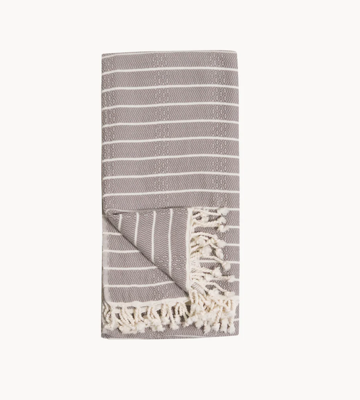 Turkish Body Towel Bamboo Striped - Slate