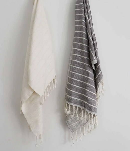 Turkish Hand Towel Bamboo - Slate