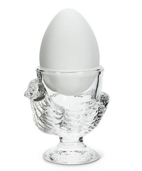 Glass Chicken Egg Cup