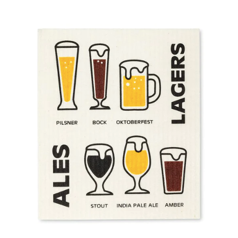 Ales & Lagers Swedish Dish Cloth