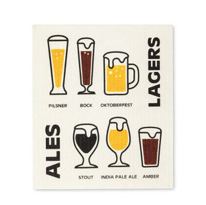 Ales & Lagers Swedish Dish Cloth