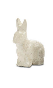 Sitting Iron Bunny - White