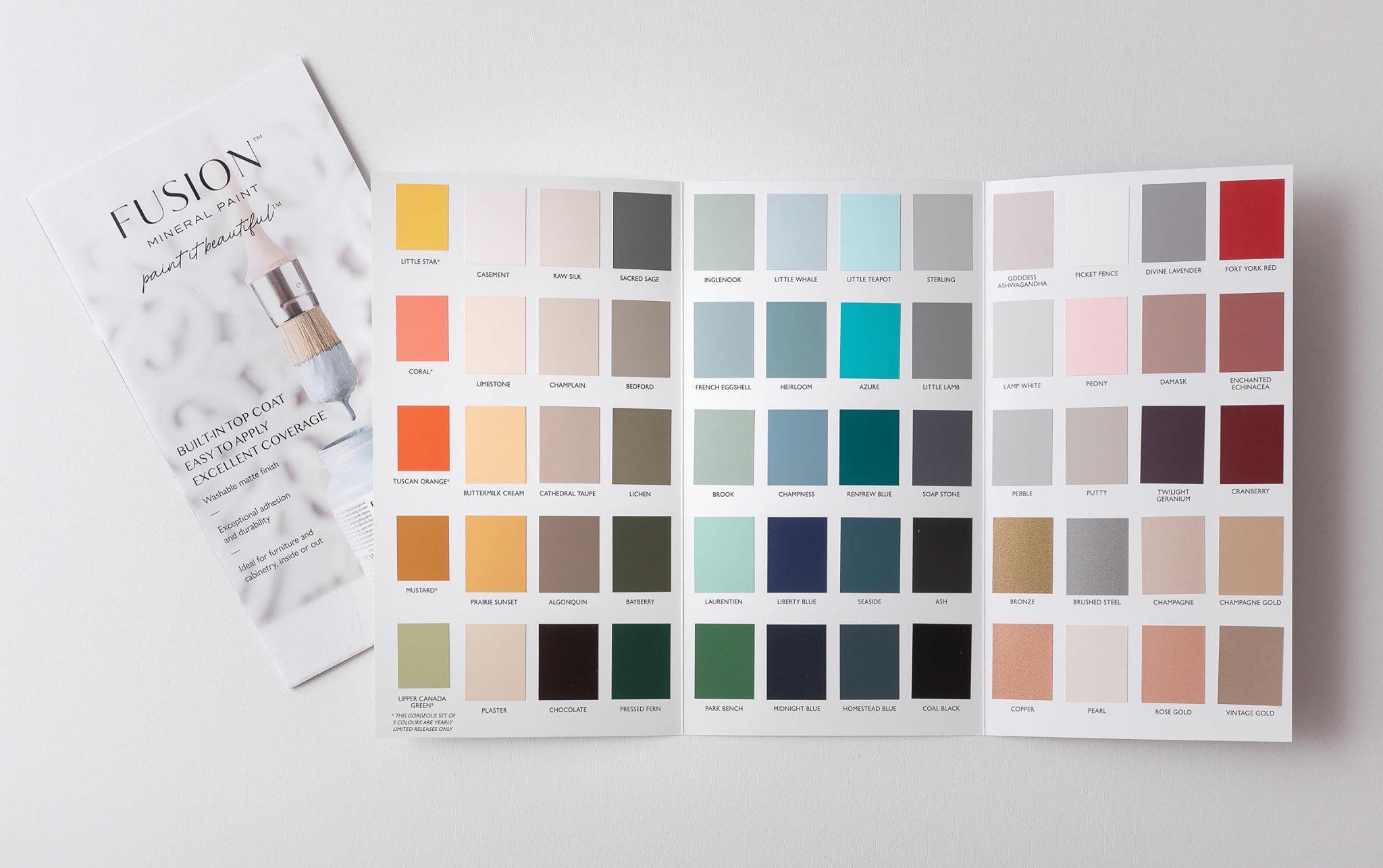 Fusion Mineral Paint Colour Card (True to Colour)