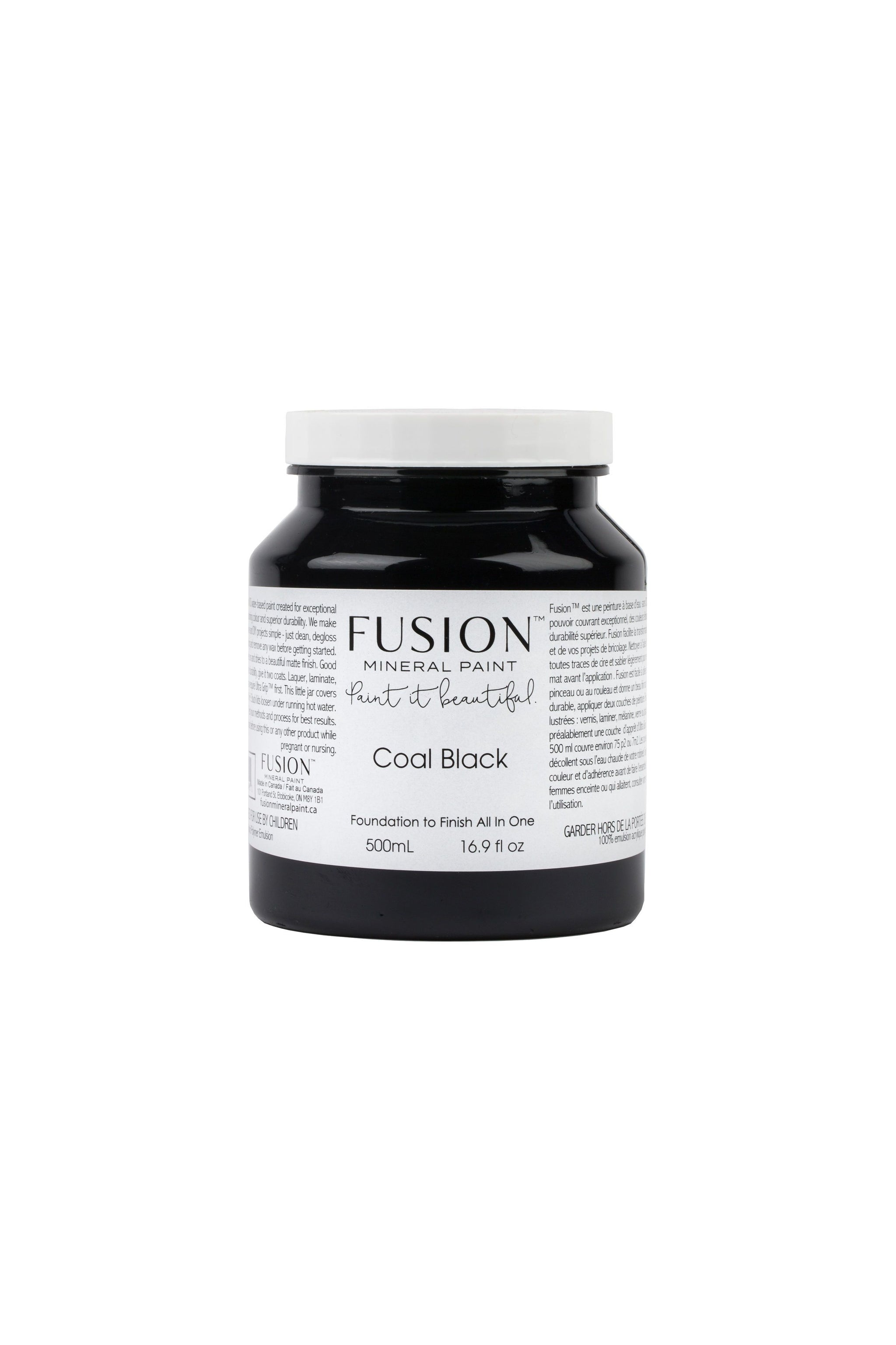 Fusion Mineral Paint - Coal Black – Finders Keepers Brantford Shop