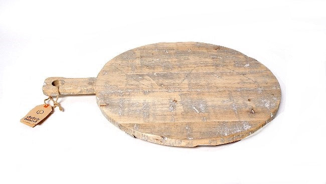Round Wood Cutting Board - Large 17”x22”