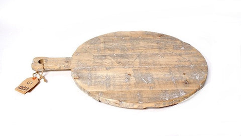 Round Wood Cutting Board - Large 17”x22”