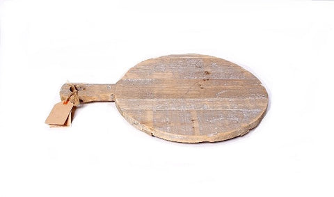 Round Wood Cutting Board - Small 17x13”