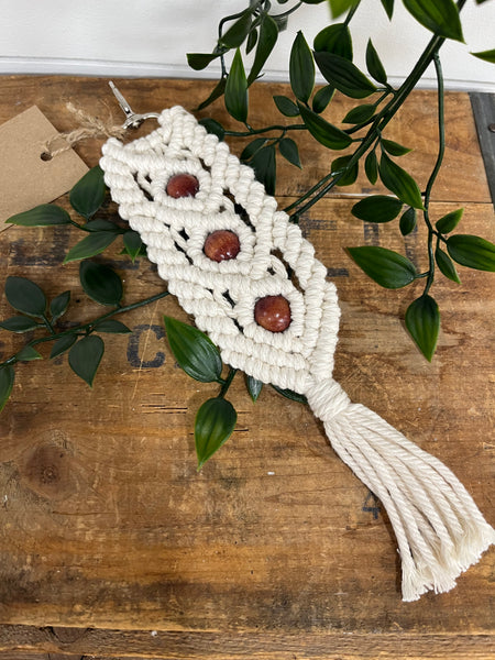 AFA- Macrame w/clip $15
